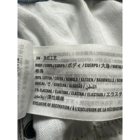 Abercrombie Fitch 90s Straight Jeans Womens 12L Crossover Curve Love Light Wash - Picture 8 of 11